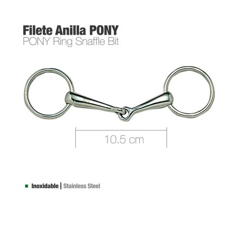 Filete anilla poni inox.