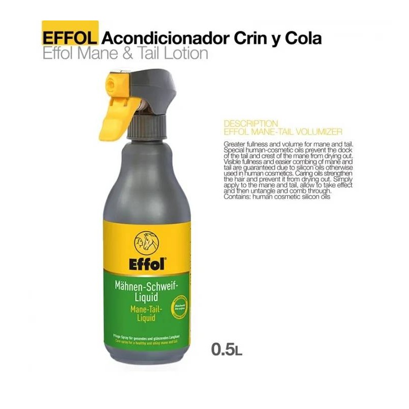 EFFOL ACONDICIONADOR CRIN Y COLA 500 ML