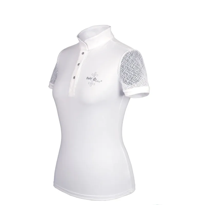 Polo blanco concurso, Cecile Fair Play