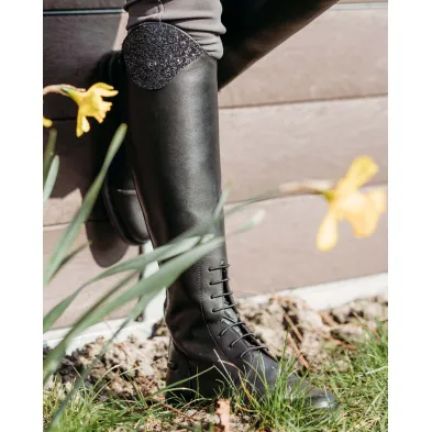 Bota de montar junior, piel negra, ROMY