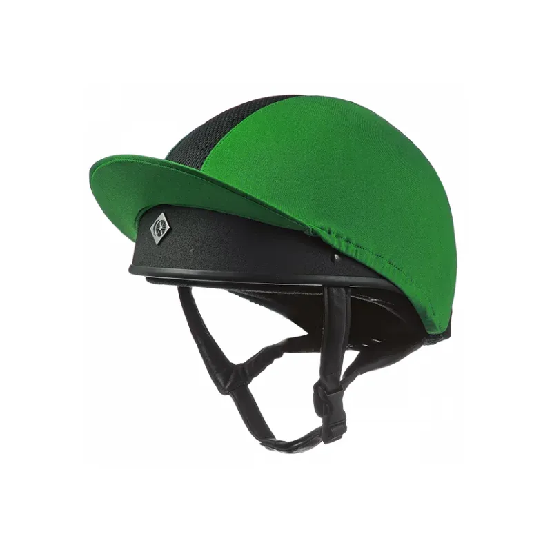 Funda verde para casco Charles Owen 4 Star