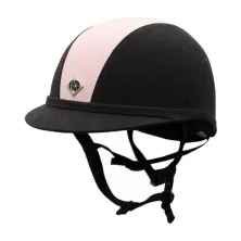 Casco YR8 negro/rosa Charles Owen
