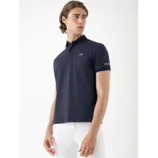 Polo azul manga corta hombre, Equiline