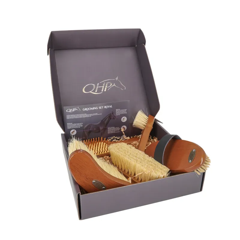 Grooming Set Royal, Caja con cepillos, regalo perfecto